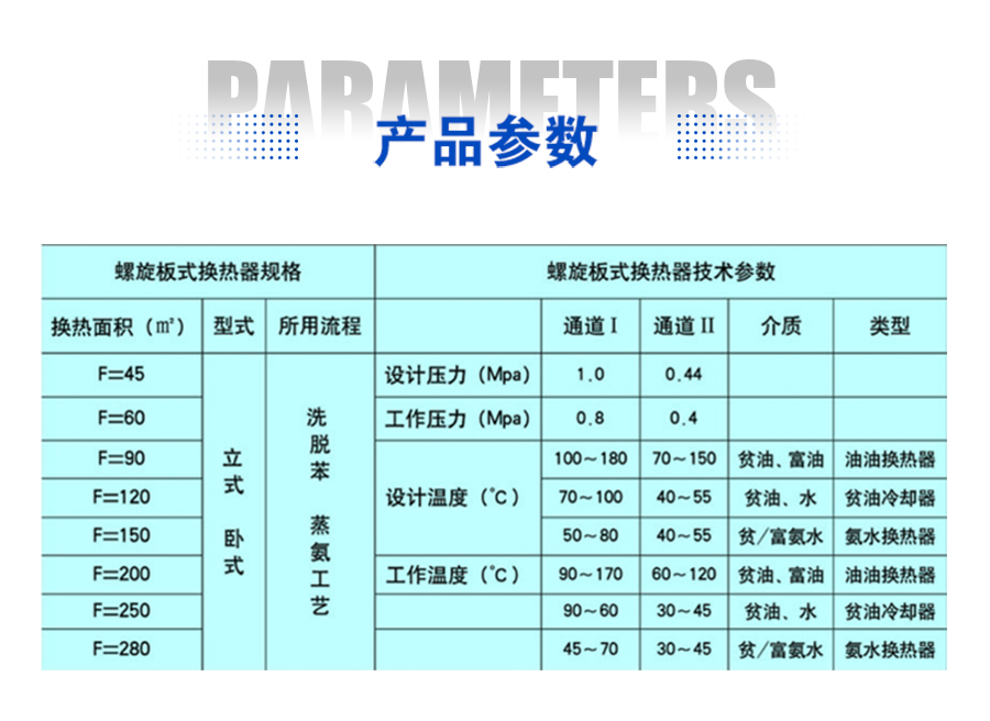 碳钢螺旋板换热器 碳钢螺旋板换热器