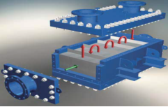 焊接宽流道板式换热器